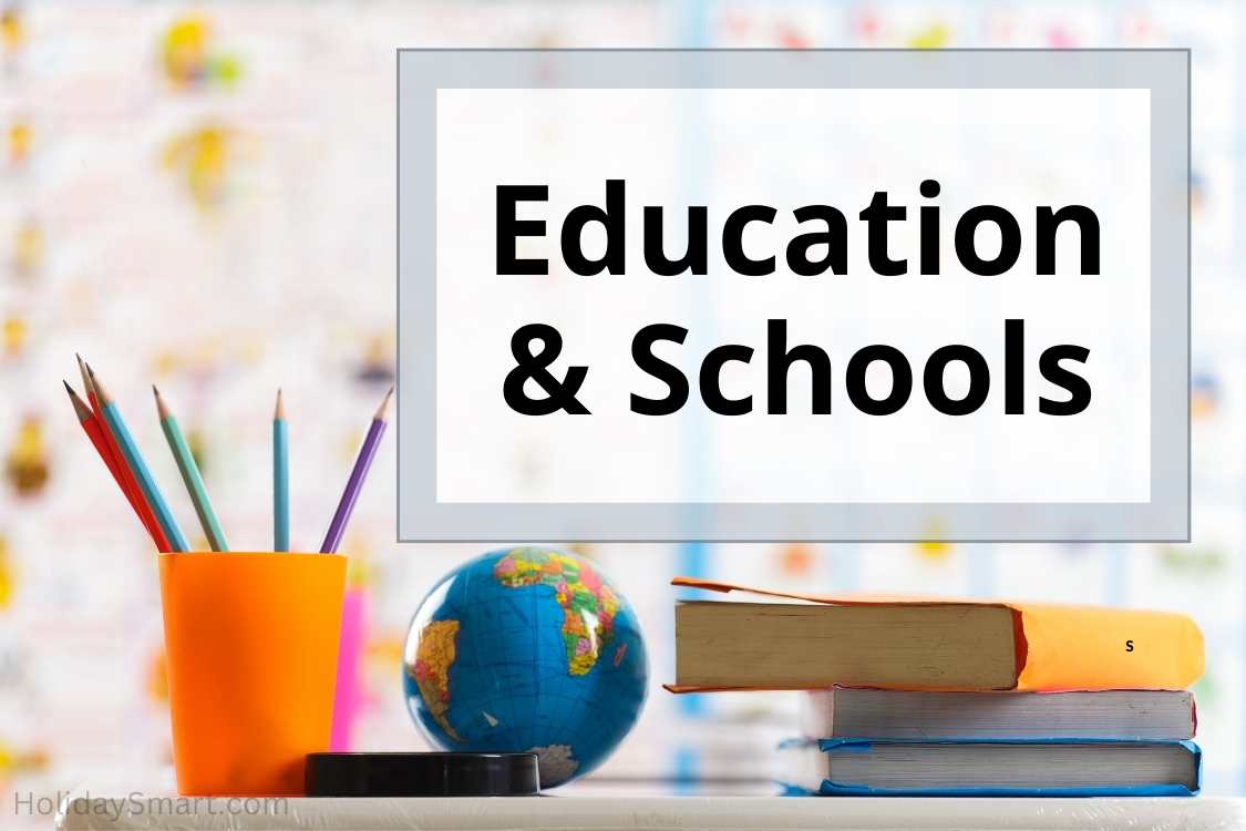 Education & Schools holidays