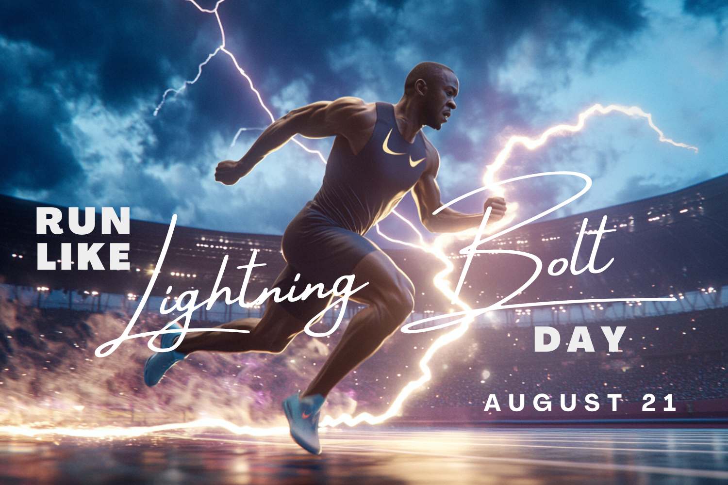 Run Like Lightning Bolt Day