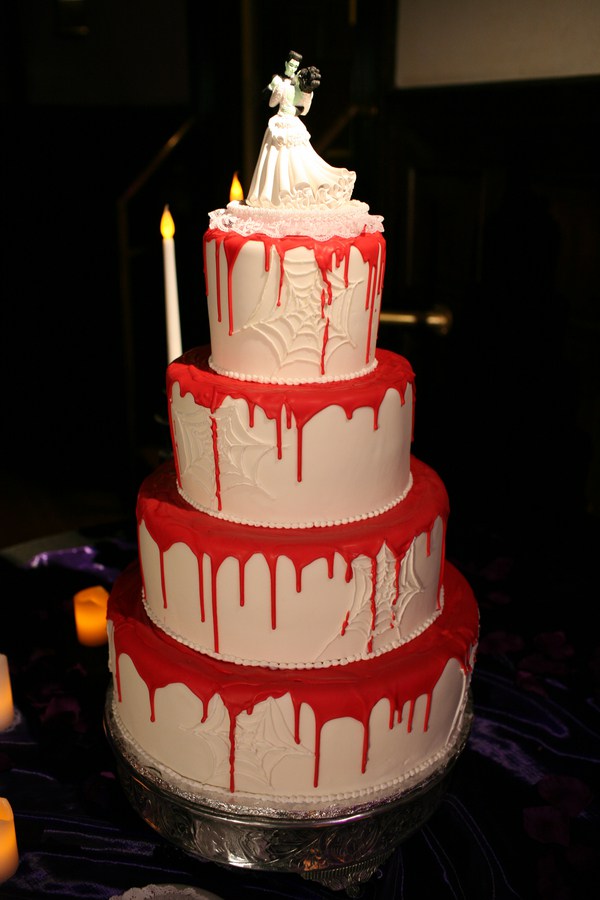 Dripping blood cake
