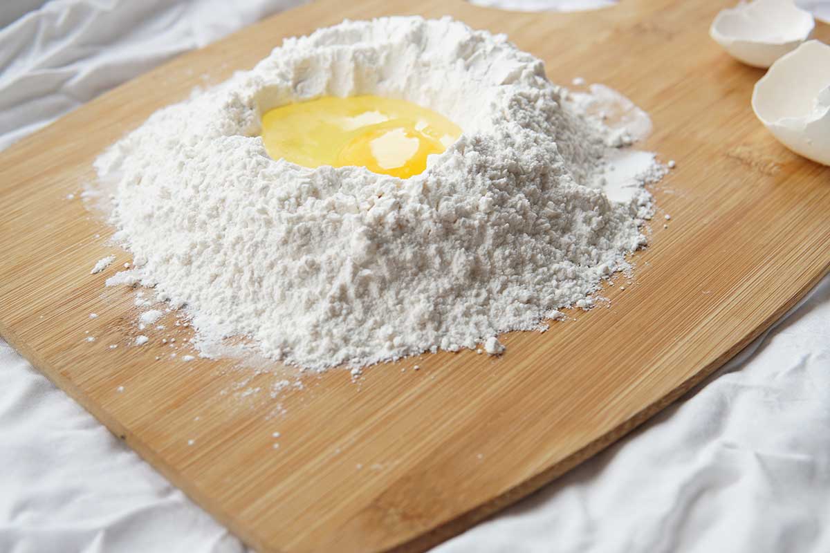 Cookie recipe add flour