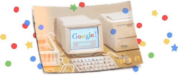 Googles 21st birthday doodle