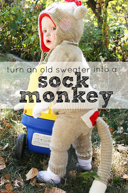 Sock monkey costume