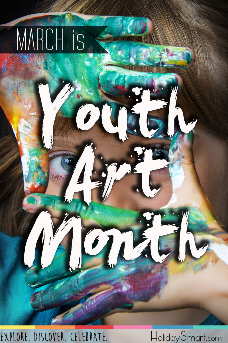 Youth Art Month Holiday Smart
