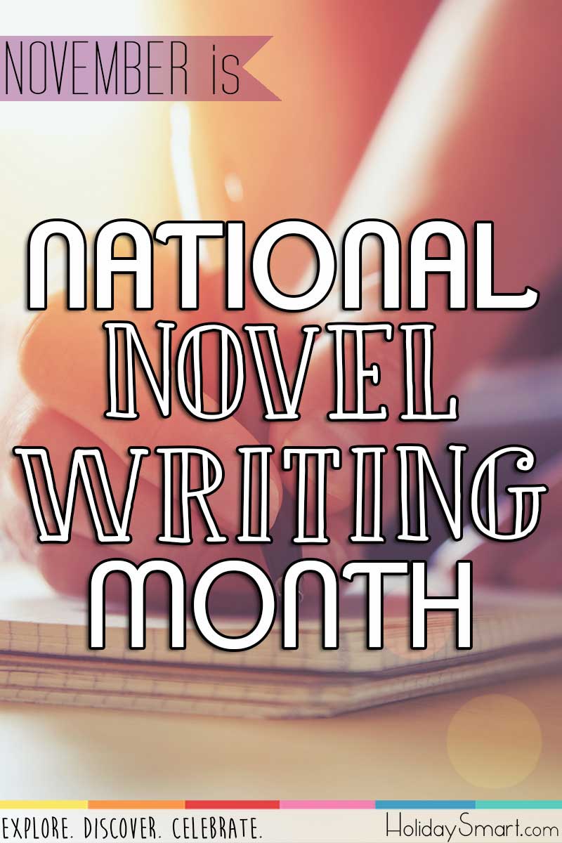 November is National Novel Writing Month