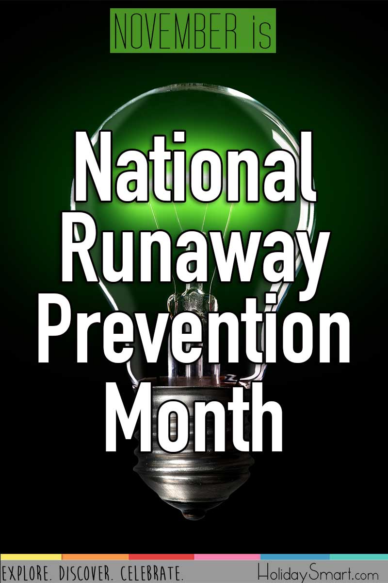 November is National Runaway Prevention Month