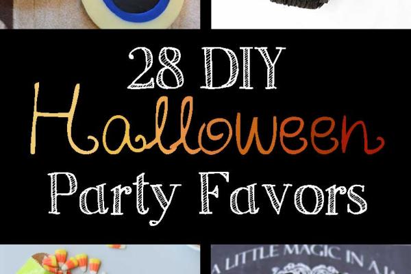 28 DIY Halloween Party Favors perfect for your next Halloween Party