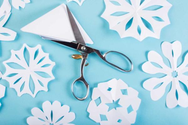 Make Cut-Out Snowflakes Day