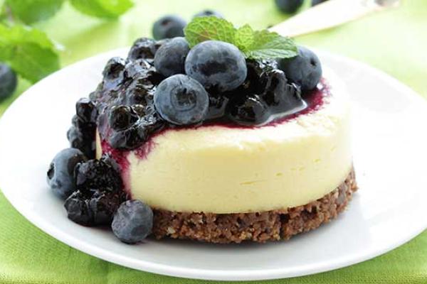 Blueberry cheesecake