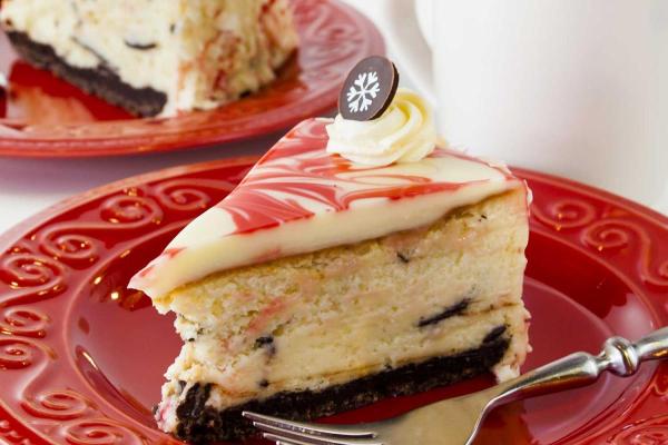 Peppermint Bark Cheesecake Day