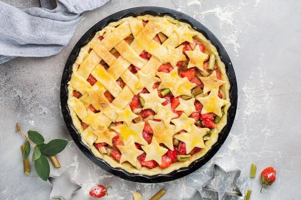 Strawberry Rhubarb Pie Day