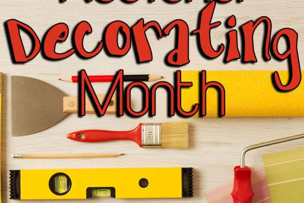 April is National Decorating Month