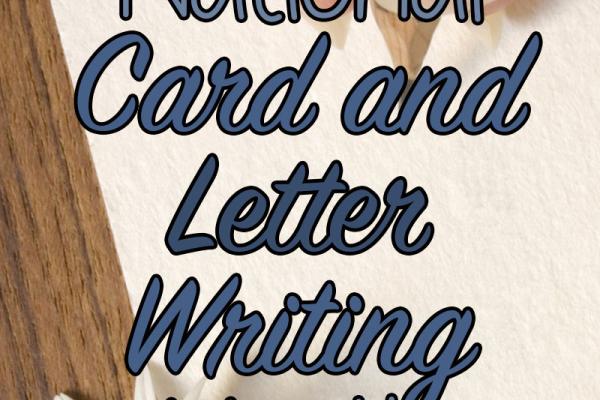 April is National Card and Letter Writing Month