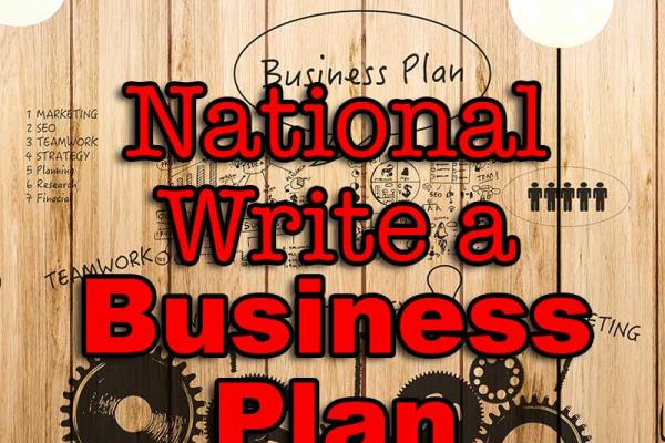 National Write a Business Plan Month