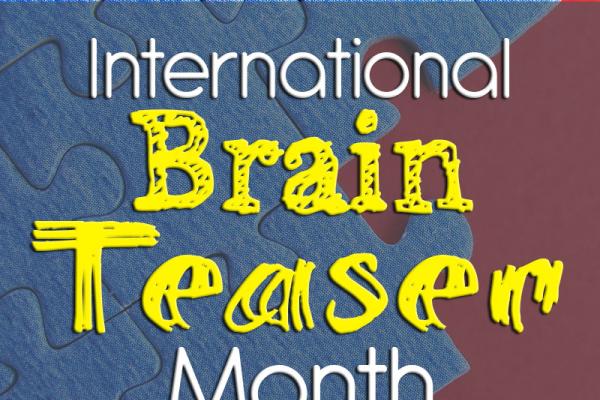 January is International Brain Teaser Month