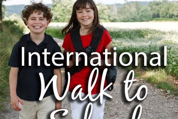 October is International Walk to School Month