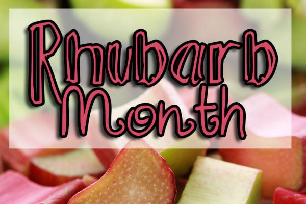 October is Rhubarb Month