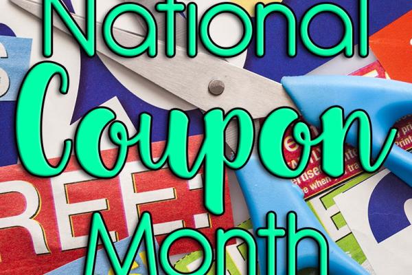  September is National Coupon Month!