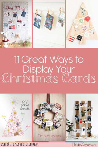 11 Great Ways to Display Your Christmas Cards