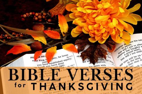 Bible Verses for Thanksgiving