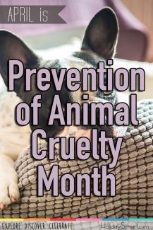 April is Prevention of Animal Cruelty Month