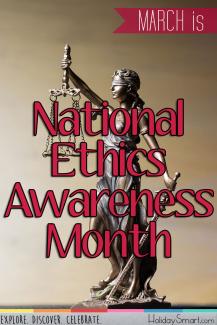 March is National Ethics Awareness Month