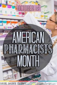 October is American Pharmacists Month