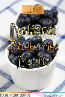 July is National Blueberries Month!