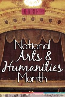 October is National Arts and Humanities Month