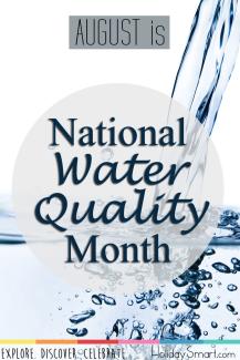 August is National Water Quality Month