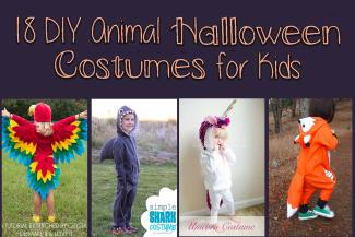 18 DIY Animal Halloween Costumes for Kids