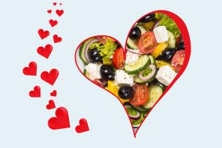 Valentine's Day Celebration with a Mediterranean Diet