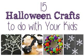 15 Halloween Crafts to do with Your Kids