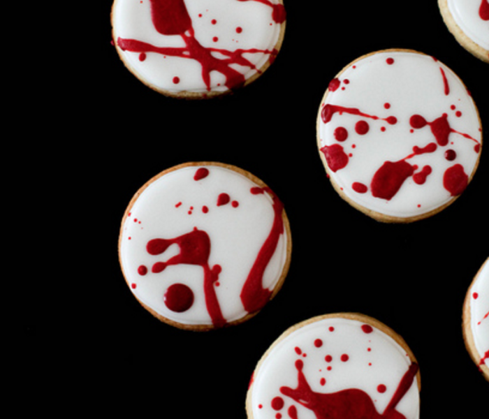Blood Splatter Cookies