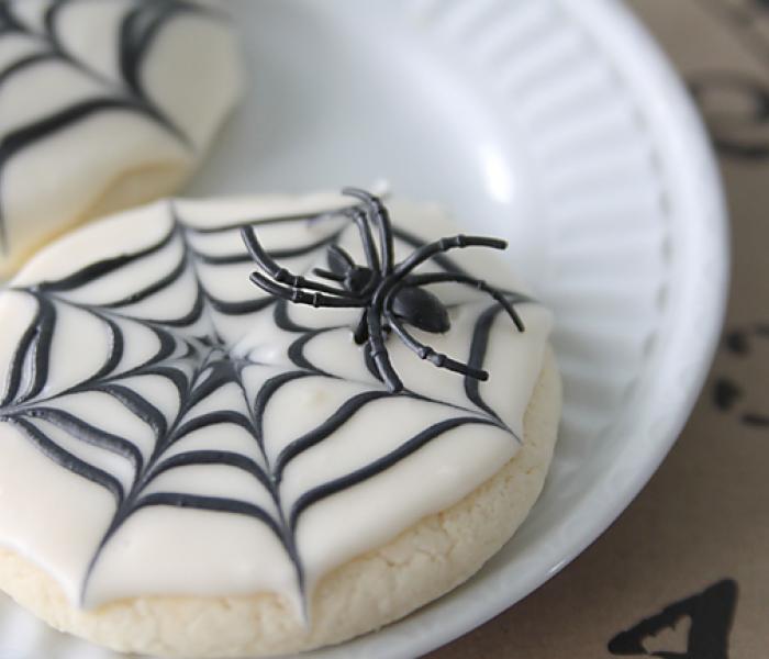 Spiderweb Sugar Cookies