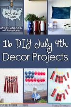 16 DIY July 4th Decor Projects