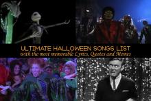 Ultimate Halloween Songs List with the most memorable Lyrics, Quotes and Memes 