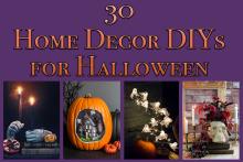 30 Home Decor DIYs for Halloween