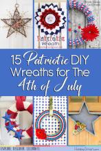 15 Patriotic DIY Wreaths for The 4th of July