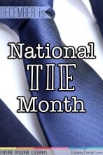 National Tie Month