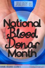 January is National Blood Donor Month