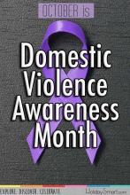 October is Domestic Violence Awareness Month