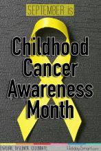 September is Childhood Cancer Awareness Month