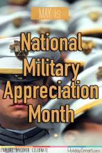 May is National Military Appreciation Month