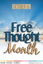 October is Free Thought Month