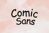 Comic Sans Day