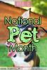 April is National Pet Month