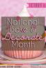 October is National Bake and Decorate Month