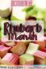 October is Rhubarb Month