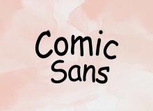Comic Sans Day